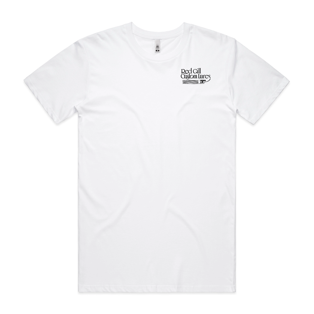 Red Gill Tee – White