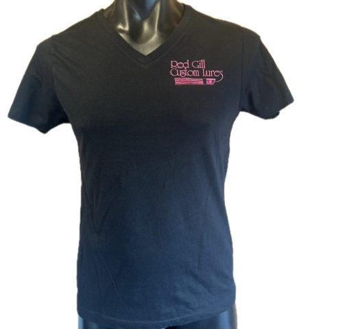 Ladies Red Gill Tee - Black